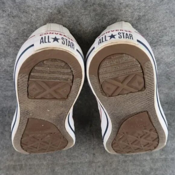CONVERSE All Star White Low Top Sneakers Chuck Taylor Shoes SZ W9.5 -M7.5 - Picture 14 of 15
